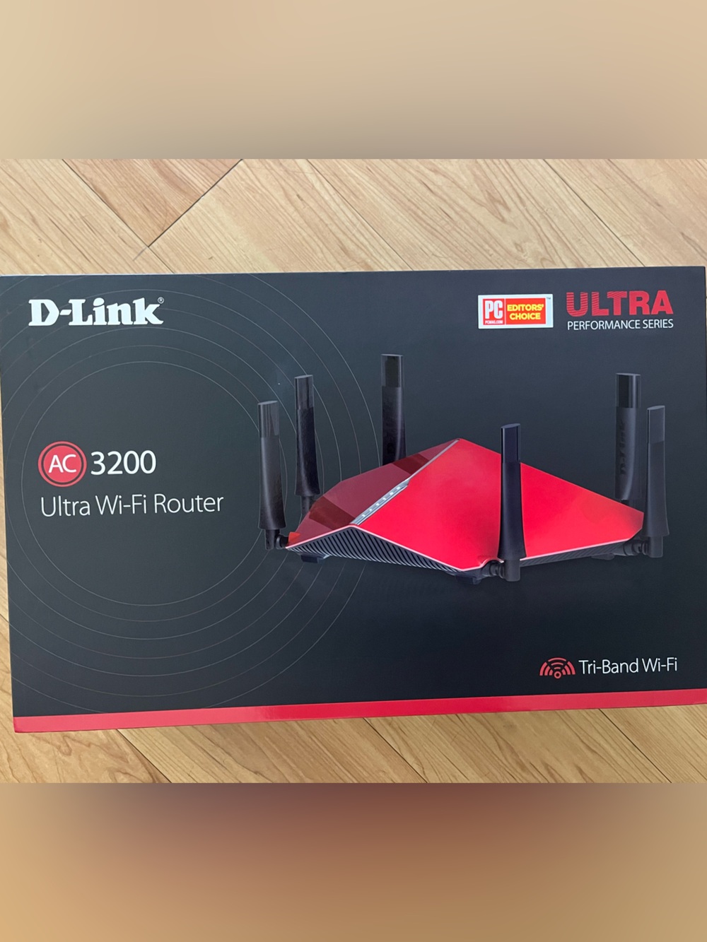 D-Link Red and Black Gaming Wi‑Fi Router